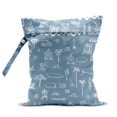 JHFDTY Wet Bag demonstrates spacious 12.5x10 inches for beach gear and gym clothes.