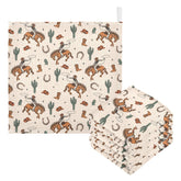 JHKKU washcloths folded in a stack, ultra-soft cotton for newborn baths