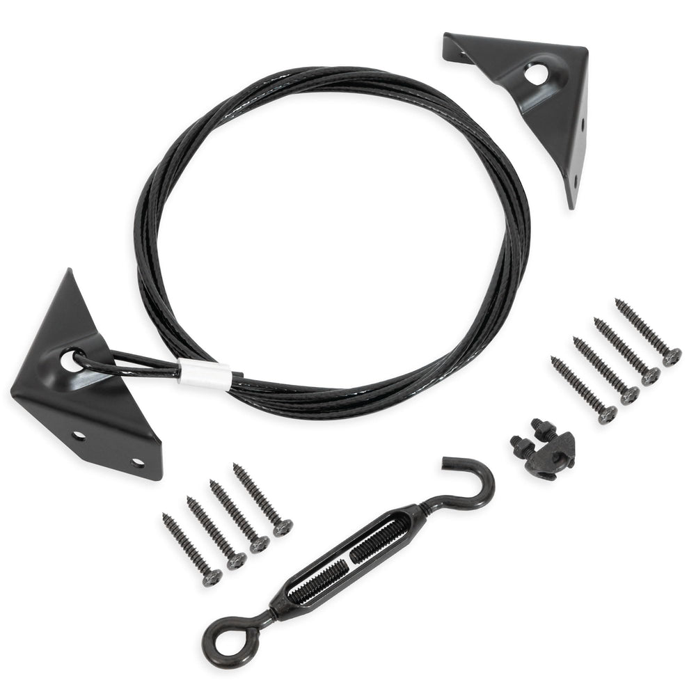 JIAHOO anti-sag gate kit installed on wood fence for sturdy support