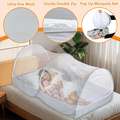 Jiangcha dense mesh mosquito net with breathable airflow