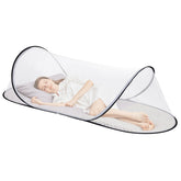 Jiangcha pop-up mosquito net over bed opens instantly for quick protection