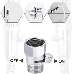 JIELUO flow regulator helps modulate water pressure for comfortable use.