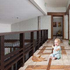 JIFTOK baby gate stairs guard visible for stair safety and peace of mind