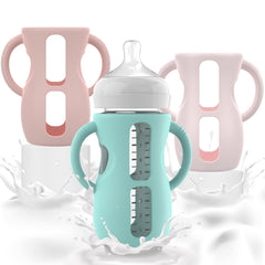Jifvrnk Philips Avent glass bottle sleeve 8oz with secure grip.