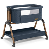 Jimglo 3-in-1 bassinet with mattress offers a snug sleep surface for newborns.