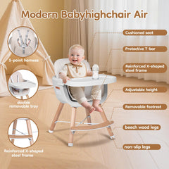 Jincheng adjustable-height chair with three leg positions grows with child.