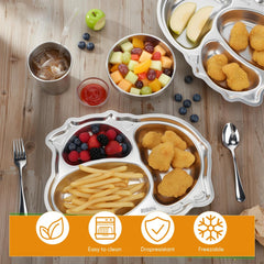 Jinei stainless steel spoon with comfortable grip for small hands