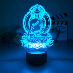 Jinnwell color-cycle LED night light offers vibrant mood options.