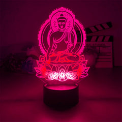 Jinnwell illusion lamp showcases dramatic figure lighting for living rooms.