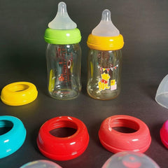 Jinshining easy-to-use cap and ring simplify bottle feeding.