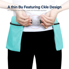 JISUNZON Mastectomy Drainage Pouch blue under-shirt fit conceals drains