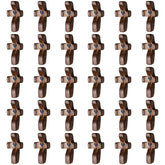 JIUKONG 30-pack wooden cross fidget in hand for calming focus.