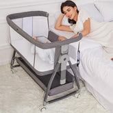Jixrolyn 3-in-1 bassinet standalone crib with safe sleep space.