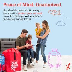 AirTag inside holder conceals tracker to monitor car seat journey