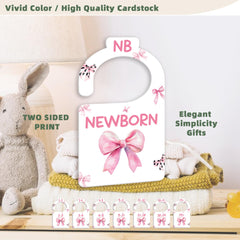 JMOST Pink Bows eight-divider set covers newborn to 24 months for growing wardrobes.
