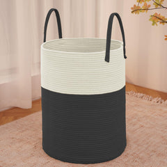 JMvicyroam large woven laundry basket hampers blankets with durable rope for organized living spaces.