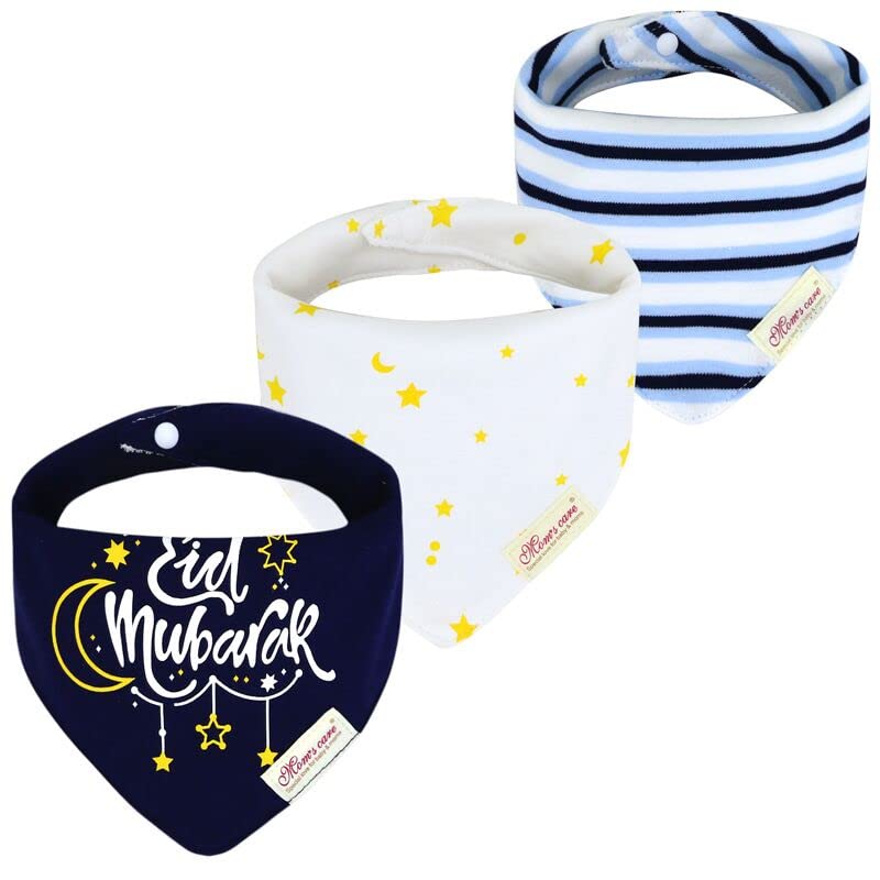 JN&LULU Moon Star baby bibs keep outfits clean and easy to wash