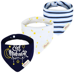 JN&LULU Moon Star baby bibs keep outfits clean and easy to wash
