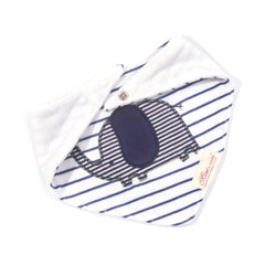 JN&LULU easy-care bibs simplify cleanup after meals.