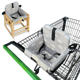 JoSeat shopping cart cover maintains hygiene with soft fabric for on the go use.