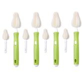 Joayuezo 8PCS milk bottle nipple brushes set for thorough bottle cleaning