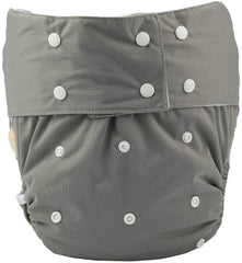 JOBEBE grey diaper cover with adjustable waist for secure fit