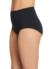 Absorbent core detail of Jockey brief illustrating layered protection for light to moderate leaks
