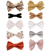 JoCoDesigns baby girl hair clip 10-pack offers varied styles for outfit matching