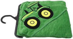 John Deere infant towel 100% cotton fabric offers absorbent performance