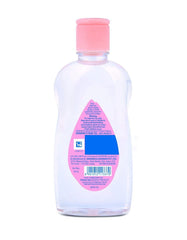 Johnson's Baby Massage Oil applied on baby skin for a soothing massage.