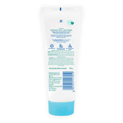 Johnson's Baby Milk and Rice Cream application demonstrating quick-absorbing formula for gentle care.