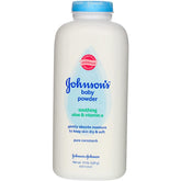 Johnson’s Aloe & Vitamin E baby powder pack3 bottles for gentle moisture absorption.