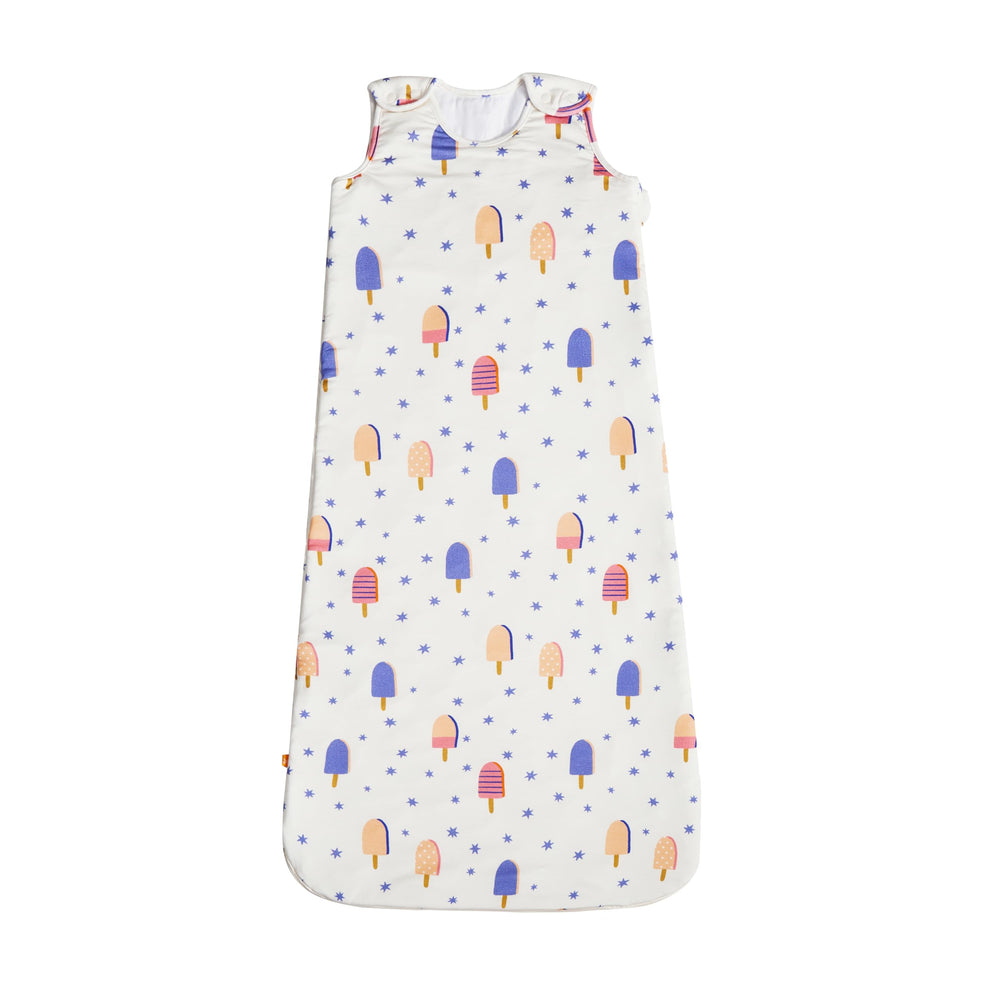 JOI all-season sleeping bag Popsicle front view shows cozy warmth