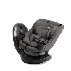 Joie Chili Spin 360 five-point harness with no-rethread headrest.