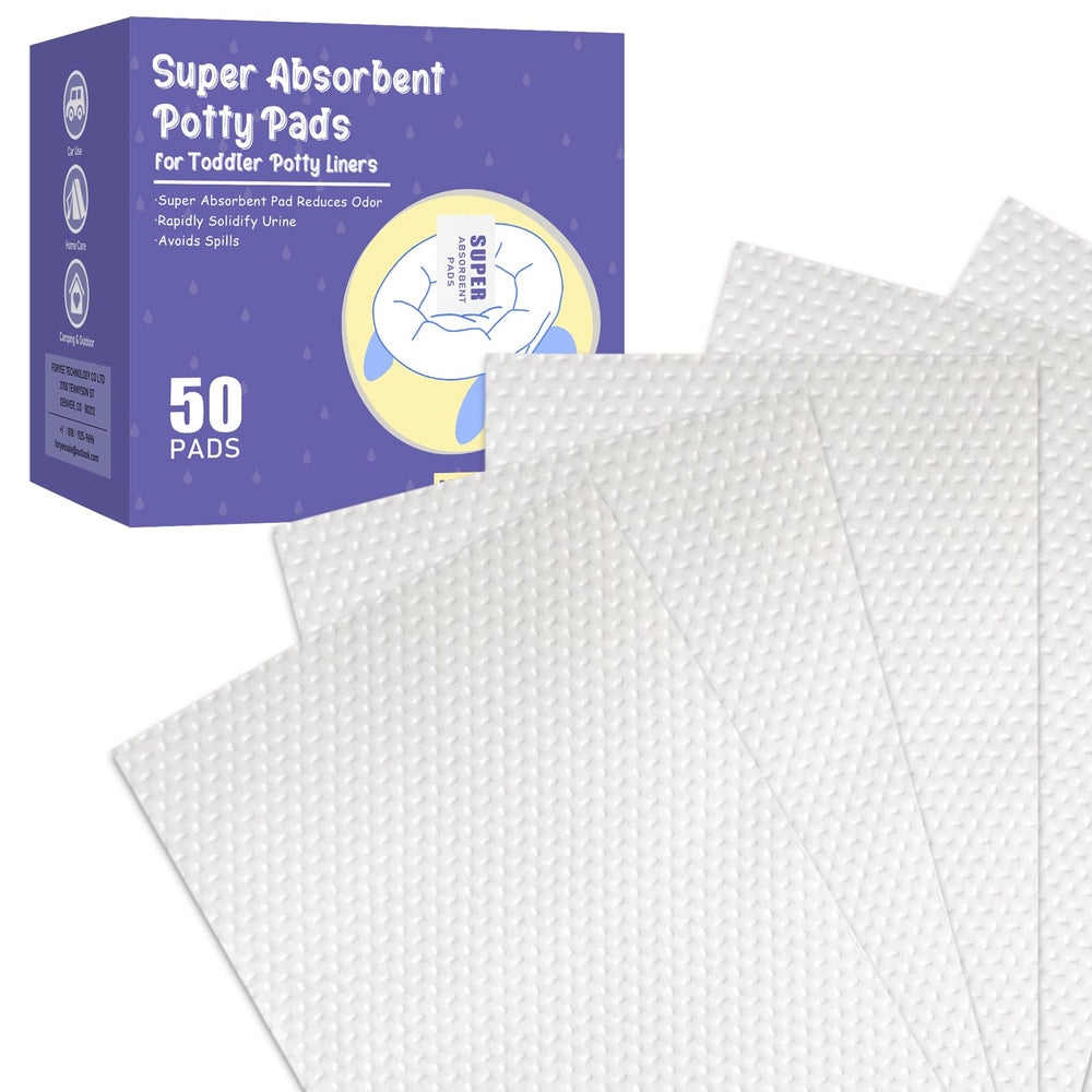 JOJHDR compact super absorbent potty pad for travel and training.