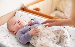Jola's House fitted changing pad cover provides a secure, smooth fit
