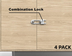 Jola's House U-shaped cabinet locks fit various handles to block access.