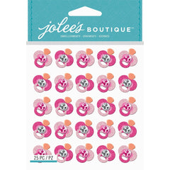 Jolee's Boutique Pink GLTTR Pacifier RPT BQ16 with glitter finish for party decor