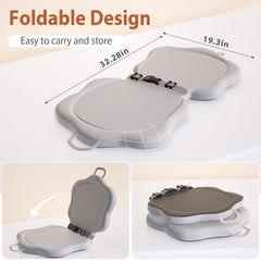 Jolensoy baby changing pad non-slip bottom keeps changes stable.