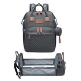 JOLLITO diaper bag backpack with 16-pocket organization keeps essentials accessible.