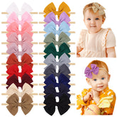 Jollybows 20-color baby headbands and bows for versatile daily styling.