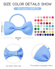Jollybows elastic hair ties for baby with stretchable bands for secure gentleness.
