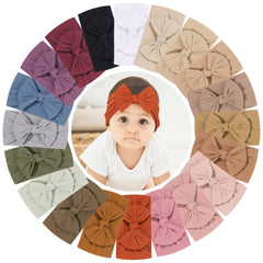 Jollybows 20pc headbands with bows offer versatile daily accessory for girls.