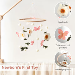 JolyRolyPal wooden frame provides a sturdy, safe nursery focal point.