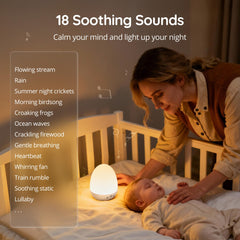 JolyWell kids room lamp with touch control provides easy brightness adjustment.