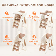 JooKiddie safety rail setup keeps little climbers secure while reaching counters