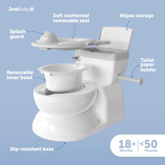 Jool Baby disposable potty liners for quick cleanup in gray