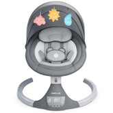 Jool Baby Nova Swing side motion with five levels for soothing sways.