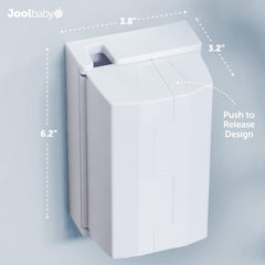 Jool Baby outlet box offers spacious compartment for cords and access