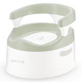 Jool Baby potty chair Sage with back support for secure toddler training.